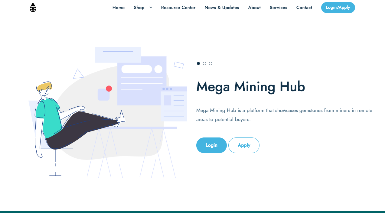 Mega Mining Hub Home